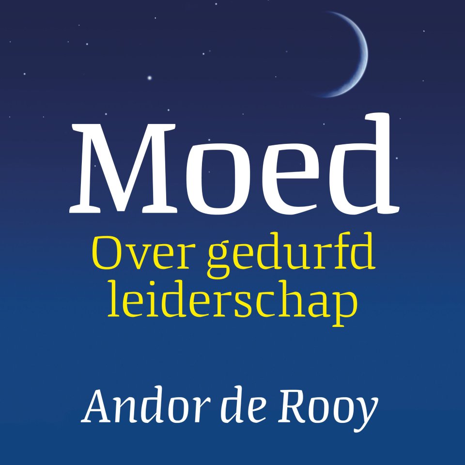 Omslagfoto van Moed: over gedurfd leiderschap