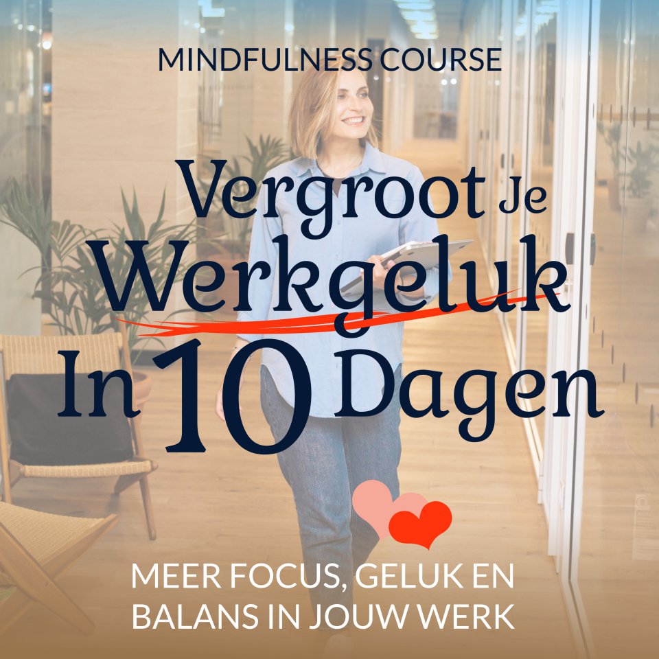 Omslagfoto van Vergroot je werkgeluk in 10 Dagen: meer focus, geluk en balans in je werk 