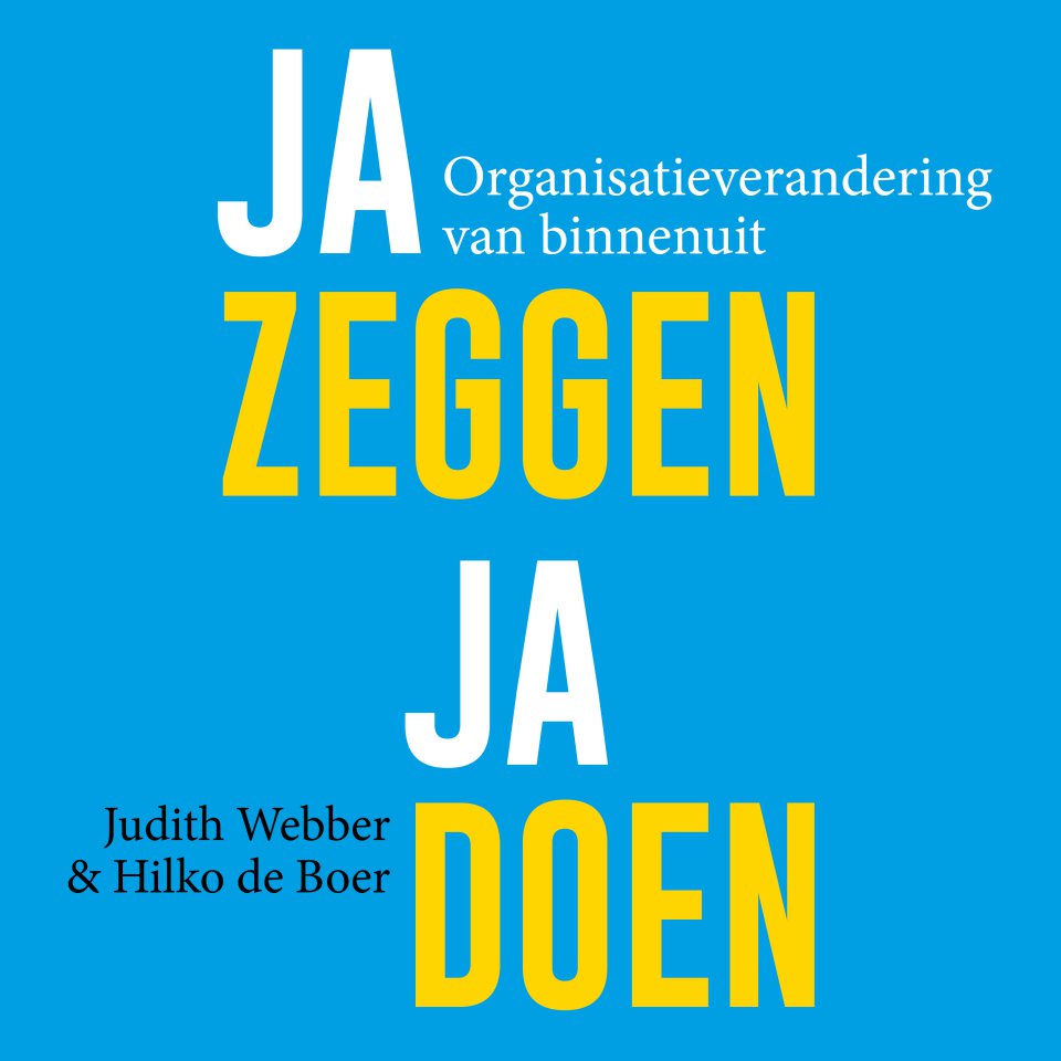 Omslagfoto van JA zeggen, JA doen